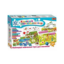 Настольная игра Ранок 10 ИГР. Коллекция обучающих игр (4823076278922)