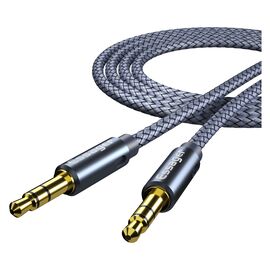 Кабель мультимедийный 3.5mm M to 3.5mm M 1.2m gray Essager (EYP35-DY0G)