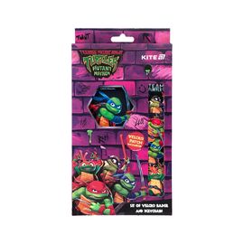 Бейдж Kite набір на липучці та підвіска TMNT Mutant Mayhem (NT25-3010)