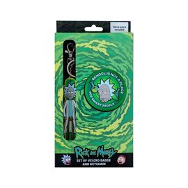 Бейдж Kite набір на липучці та підвіска Rick and Morty (RM24-3010)