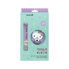 Бейдж Kite набір на липучці та підвіска Hello Kitty (HK25-3010-1)