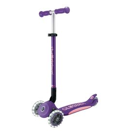 Самокат Globber серії Elite Lights фіолетово-рожевий Колеса з підсвічуванням (439-603-3)