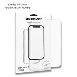 Скло захисне BeCover 3D Edge Full Cover Apple iPad Mini 7 2024 (714772)