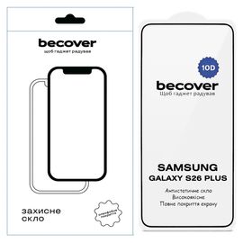 Скло захисне BeCover 10D Samsung Galaxy S26 Plus SM-S946 Black (714767)