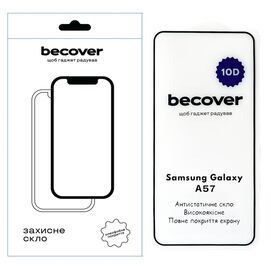 Скло захисне BeCover 10D Samsung Galaxy A57 SM-A576 Black (714919)