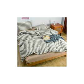 Постельное белье Viluta 08 Wash Вареный хлопок геометрия (50 х 70 - 2 шт) семейный (08_Wash_Printed_sm)