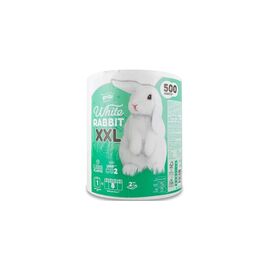 Бумажные полотенца Grite White Rabbit XXL 2 слоя 500 отрывов 1 рулон (4770023346091)