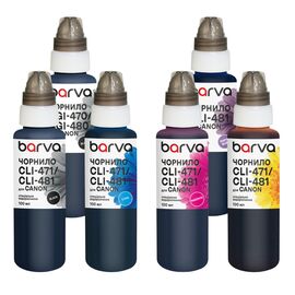Чернила Barva Canon PGI-480PGBK pigm + CLI-481BK/C/M/Y/PB 6x100 мл special (CPGI480-100-2MP)