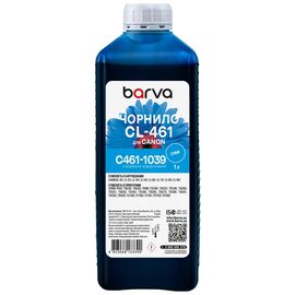 Чернила Barva Canon CL-461 1 л, special, cyan (C461-1039)