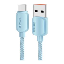 Дата кабель USB 2.0 AM to USB-C 1.0m 100W blue Essager (EXC7A-WL03-P)