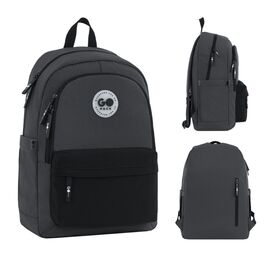 Рюкзак школьный GoPack Education Teens 141L чорний, сірий (GO26-141L-4)
