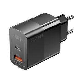 Зарядное устройство 1xUSB-C + 1xUSB 33W Essager (ECTAC-PCB01-P)