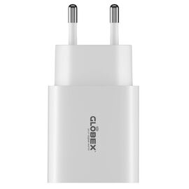 Зарядное устройство Globex 2xUSB 12W FastPower white (12WAC)