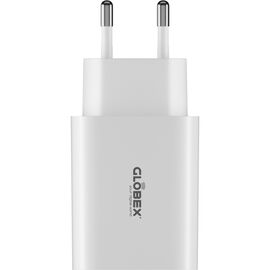 Зарядное устройство Globex USB-C 20W FastPower white (20WC1A)