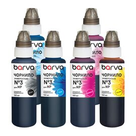 Чернила Barva HP 3 4х100 мл, universal BK/C/M/Y (HU3-100-MP)