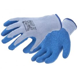 Защитные перчатки Hoegert DILL HT5K752-10 с латексным покрытием светло-серые, 10 (HT5K752-10)