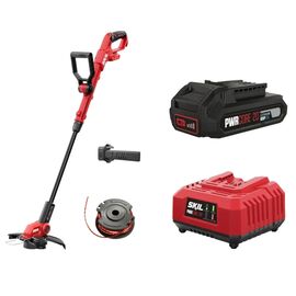 Триммер садовый Skil аккумуляторный бесщеточный, 0241 CA, Li-Ion 20V, 2x2.5Ah (GT1E0241CA+BC1E3110A)