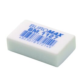 Гумка Buromax прямокутна, 31х19х9 мм біла (BM.1127)