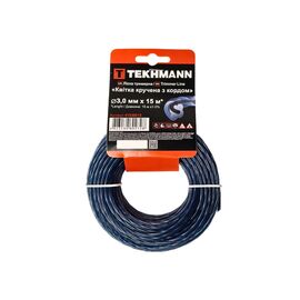 Жилка косильная Tekhmann "Цветок витый с кордом" 3,0 мм × 15 м (41530015)