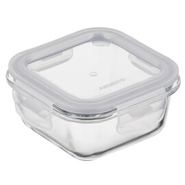 Харчовий контейнер Ardesto Gemini квадратний, 0.31л, боросилікатне скло, прозорий (AR1230BSQ)