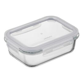 Харчовий контейнер Ardesto Gemini прямокутний, 0.66л, боросилікатне скло, прозорий (AR1260BRC)