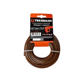 Жилка косильная Tekhmann "Квадрат с кордом" 2,7 мм × 15 м (42427015)