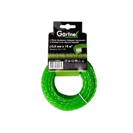 Жилка косильна Gartner "Квадрат кручений" 3,0 мм × 15 м (41430015)