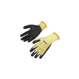 Защитные перчатки Tolsen рабочие покрытые вспененным латексом желтые L (9) (45311)