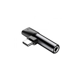 Переходник USB-C M to USB-C F + 3.5mm F black Baseus (CATL41-01)
