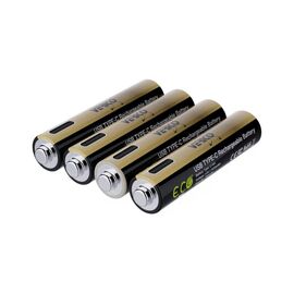 Аккумулятор Verico AAA USB Type-C 750mAh/1125mWh-1.5V Li-ion 4шт./уп. (Loop Energy PRO) (1UDBT-A7WEAC-NN)