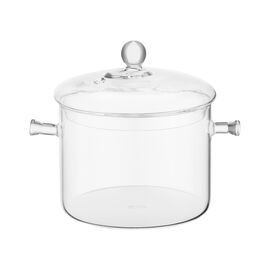 Кастрюля Ardesto Black Mars 2л, боросилікатне скло (AR0720GB)