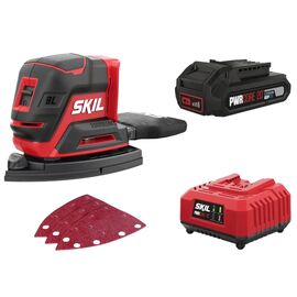 Шлифовальная машина Skil 3720 CC Compact Li-ION 20V 2x2.5Ah (SR1E3720CC+BC1E3110A)