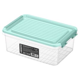 Харчовий контейнер Ardesto Fresh 2.8л, пластик, прямокутна, блакитний (AR1306B)