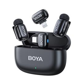 Микрофон Boya mini-12 Type-C/Lightning Black (mini-12)