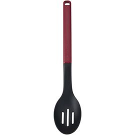 Ложка поварская KitchenAid Classic для сервірування з прорізами 34 см червоний (KHA004OHEREG)