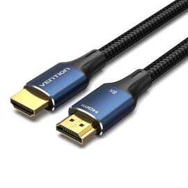 Кабель мультимедийный HDMI M to HDMI M 1.0m 8K cotton braided blue Vention (ALGLF)