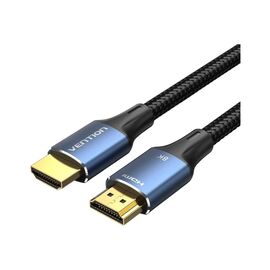 Кабель мультимедийный HDMI M to HDMI M 3.0m 8K cotton braided blue Vention (ALGLI)