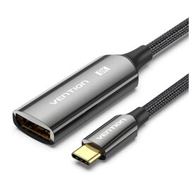 Кабель мультимедийный USB-C to DisplayPort M 0.25m 8K black Vention (CRGBC)