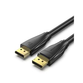 Кабель мультимедийный DisplayPort M to DisplayPort M 2.0m V1.4 8K black Vention (HCDBH)