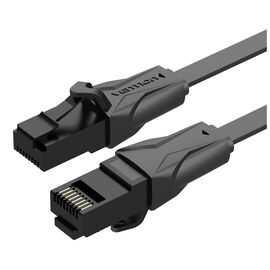 Патч-корд 0.75м, UTP cat 6 RJ-45 black Vention (IBABE)