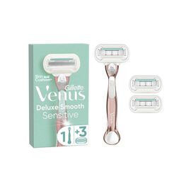 Бритва Gillette Venus Extra Smooth Sensitive RoseGold с 3 сменными картриджами (7702018609994)
