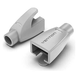 Колпачок коннектора RJ45 Strain Relief Boots Gray PVC Type 100 Pack Vention (IODH0-100)