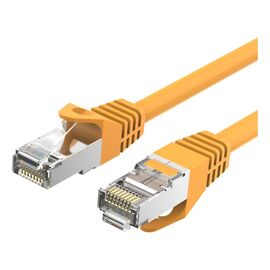 Патч-корд 0.5м, RJ-45 cat 6a S/FTP yellow Vention (VPC6SSTP-Y050)