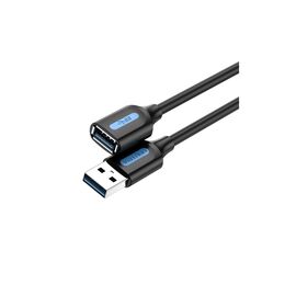 Дата кабель USB 2.0 AM/AF 2.0m black Vention (CBHBH)