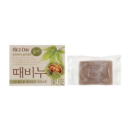 Твердое мыло Lion Rice Day Scrub Body Soap 100 г (8806325615125)