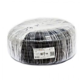 Труба гофрированная с протяжкой D16/10.7 мм, PVC, УФ стойкая, чёрная, бухта 50м Kopos (1416ED_F50D)