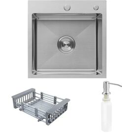 Мойка кухонная Kroner Geburstet-5050HM (CV022800)