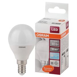 Лампочка Osram CL P40 5,5W/840 230V FR E14 (4058075056930)
