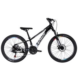 Велосипед Space 24" MERCURY DD FR рама-11" AL 2026 чорно-білий (OPS-SP-24-064)