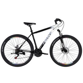 Велосипед Space 29" MARS DD FR рама-20" ST 2026 чорний з білим (OPS-SP-29-166)